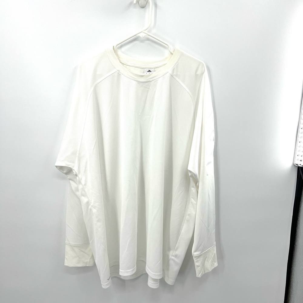 Adidas SPT LS ‘White’ Long Sleeve Active Tee Men’s Size 2XL